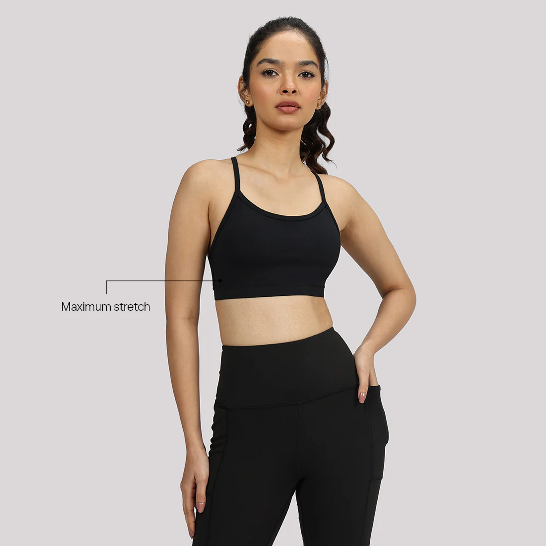 Strappy Racerback Sports Bra - Image 12