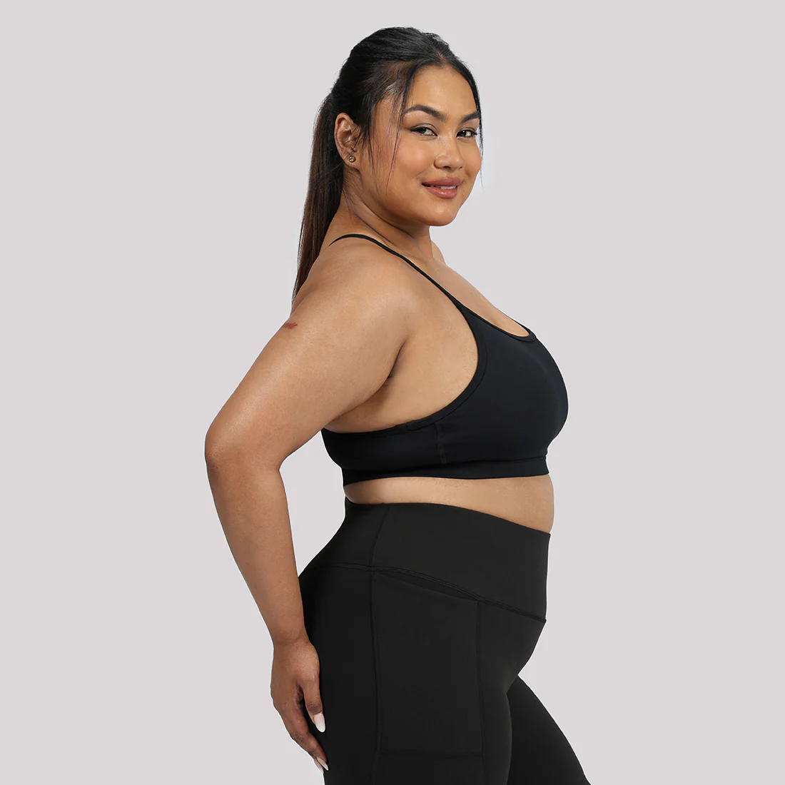 Strappy Racerback Sports Bra - Image 14