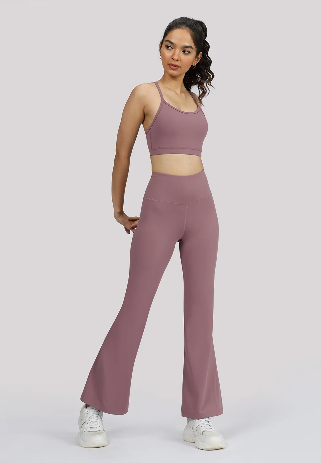 Strappy Racerback Sports Bra - Image 2