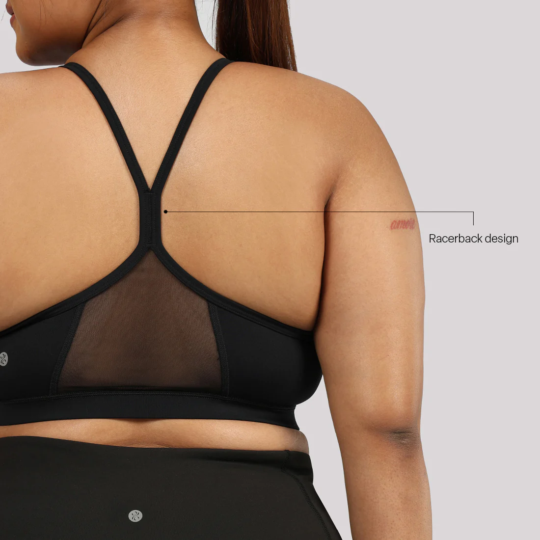 Strappy Racerback Sports Bra - Image 20