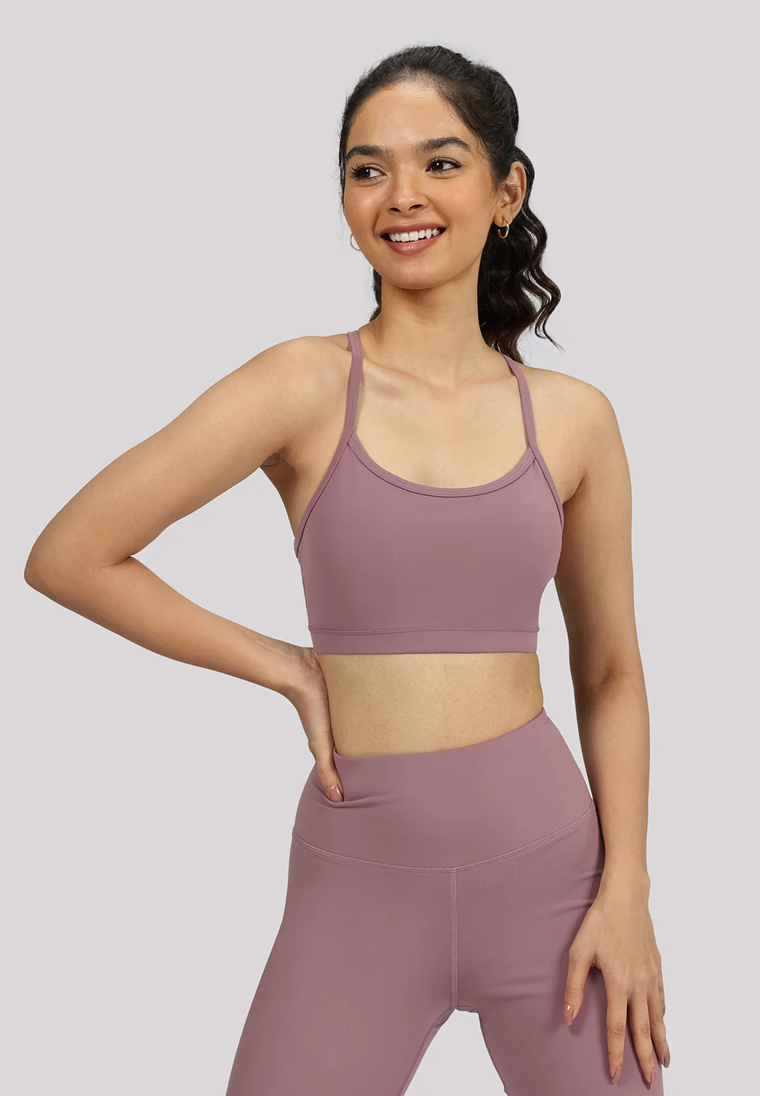 Strappy Racerback Sports Bra - Image 21