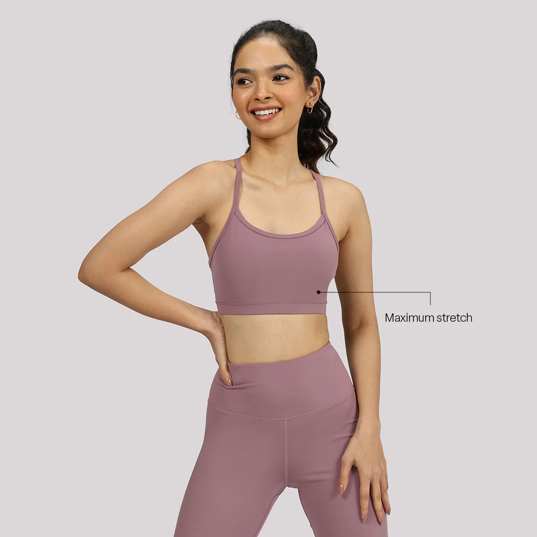 Strappy Racerback Sports Bra - Image 25