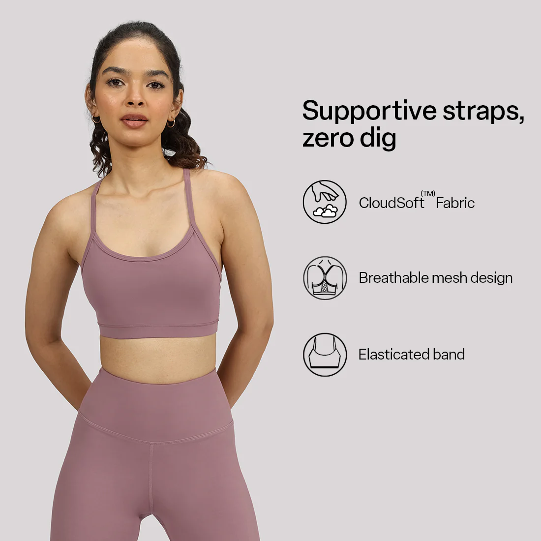Strappy Racerback Sports Bra - Image 27