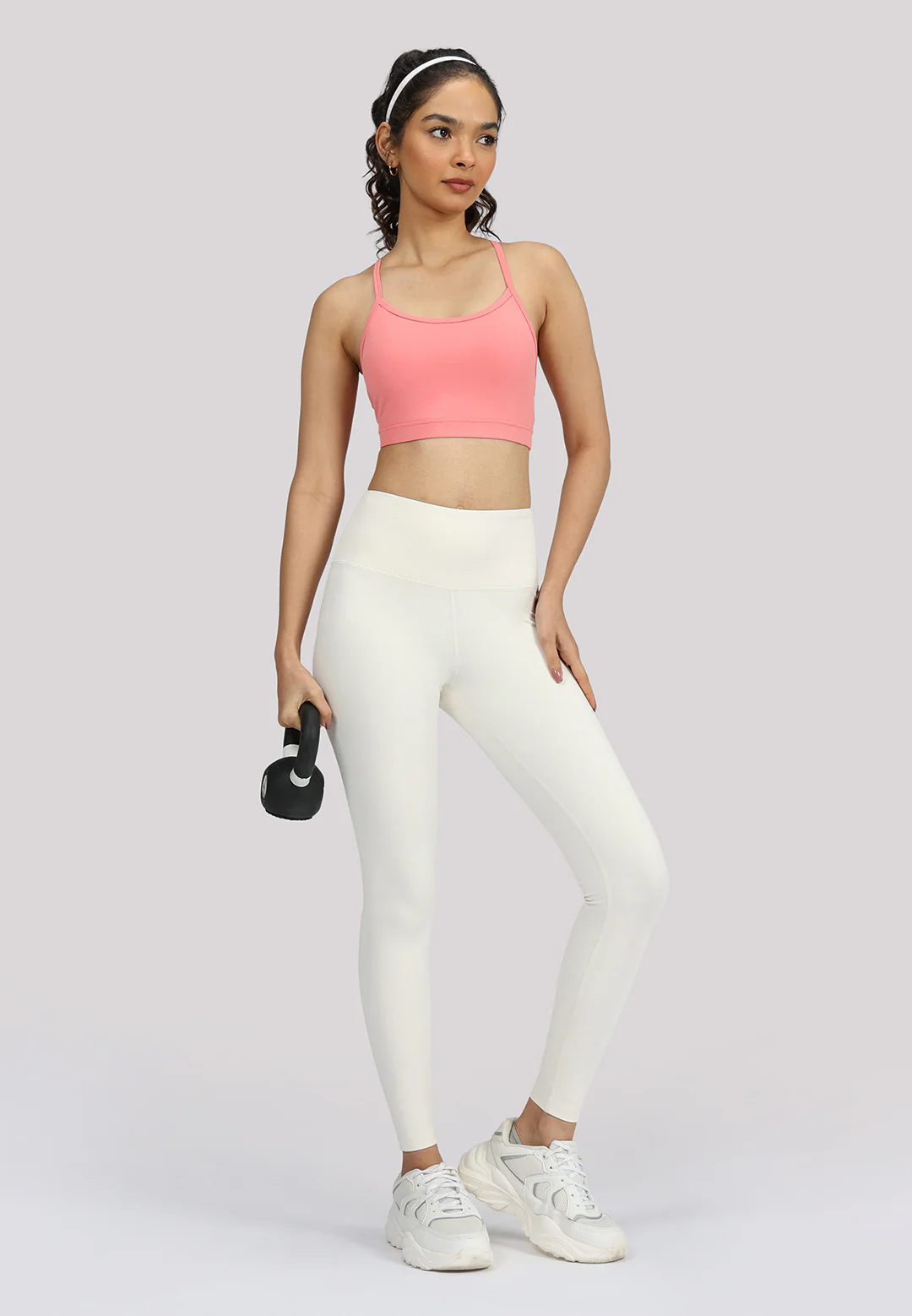 Strappy Racerback Sports Bra - Image 3