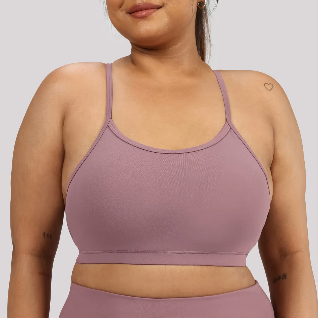 Strappy Racerback Sports Bra - Image 35