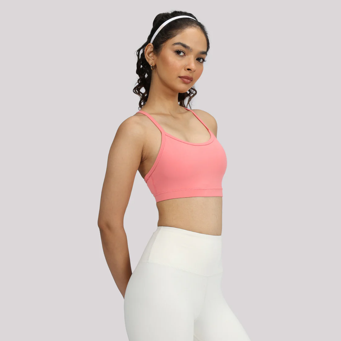 Strappy Racerback Sports Bra - Image 38