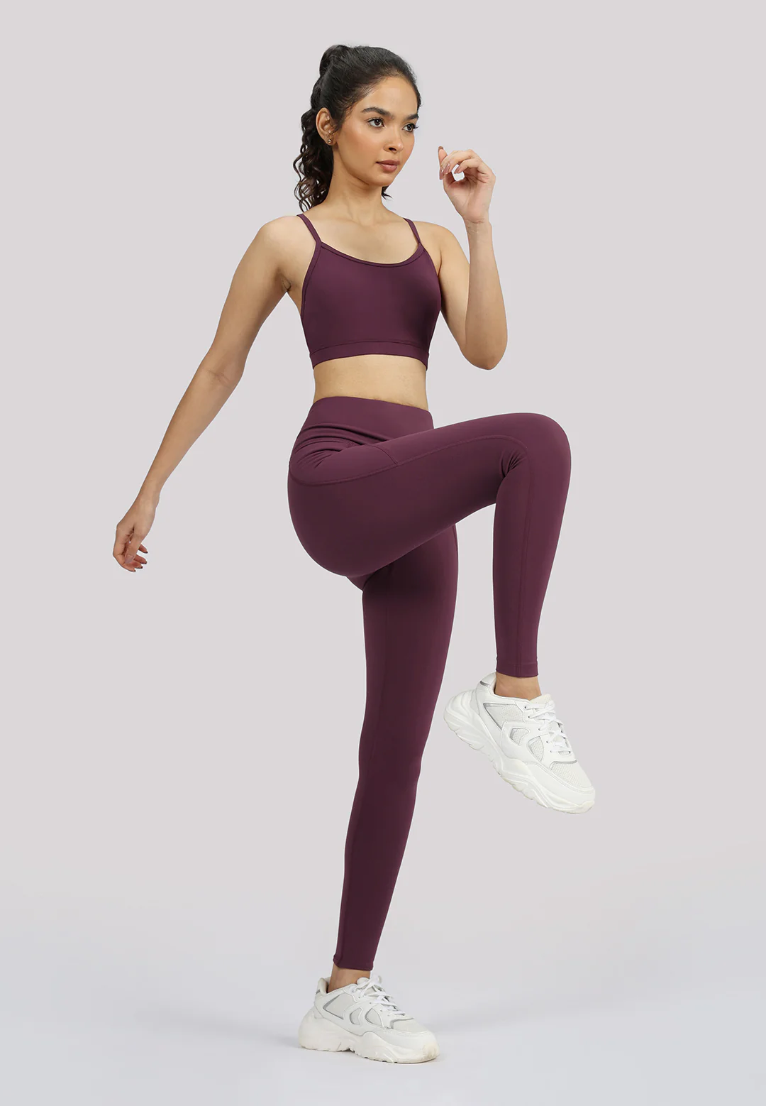 Strappy Racerback Sports Bra - Image 4