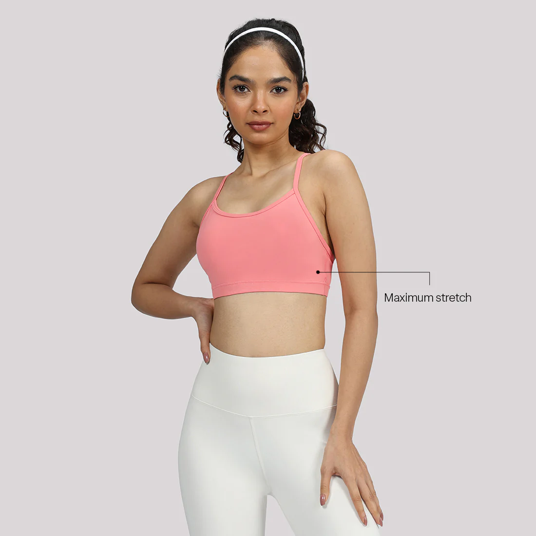 Strappy Racerback Sports Bra - Image 41