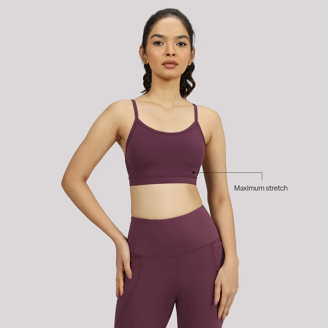 Strappy Racerback Sports Bra - Image 58