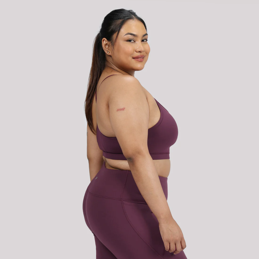 Strappy Racerback Sports Bra - Image 64