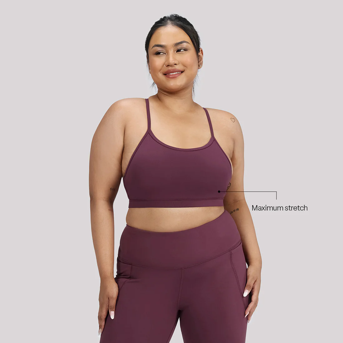 Strappy Racerback Sports Bra - Image 67