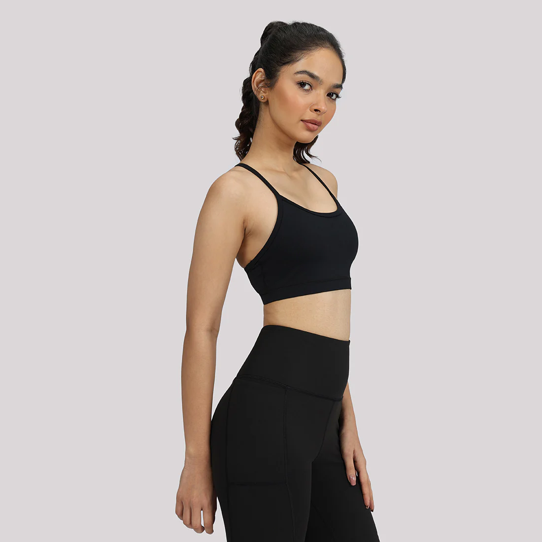 Strappy Racerback Sports Bra - Image 9
