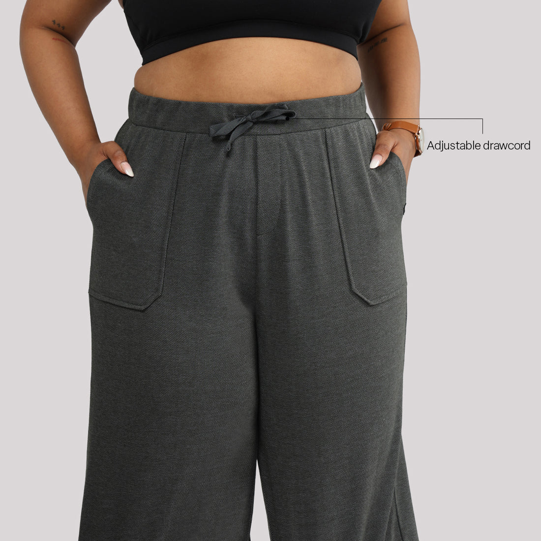 Work-To-Wine Twill Drawstring Pants - Image 43