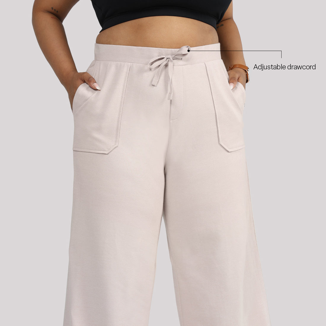 Work-To-Wine Twill Drawstring Pants - Image 8