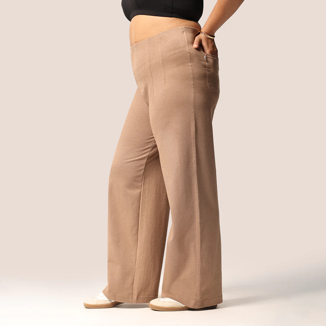 Work-To-Wine Twill Wide Dart Pants - Image 103