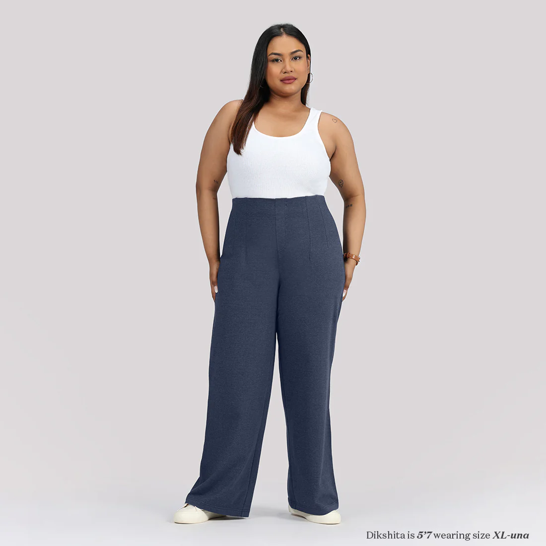 Work-To-Wine Twill Wide Dart Pants - Image 11