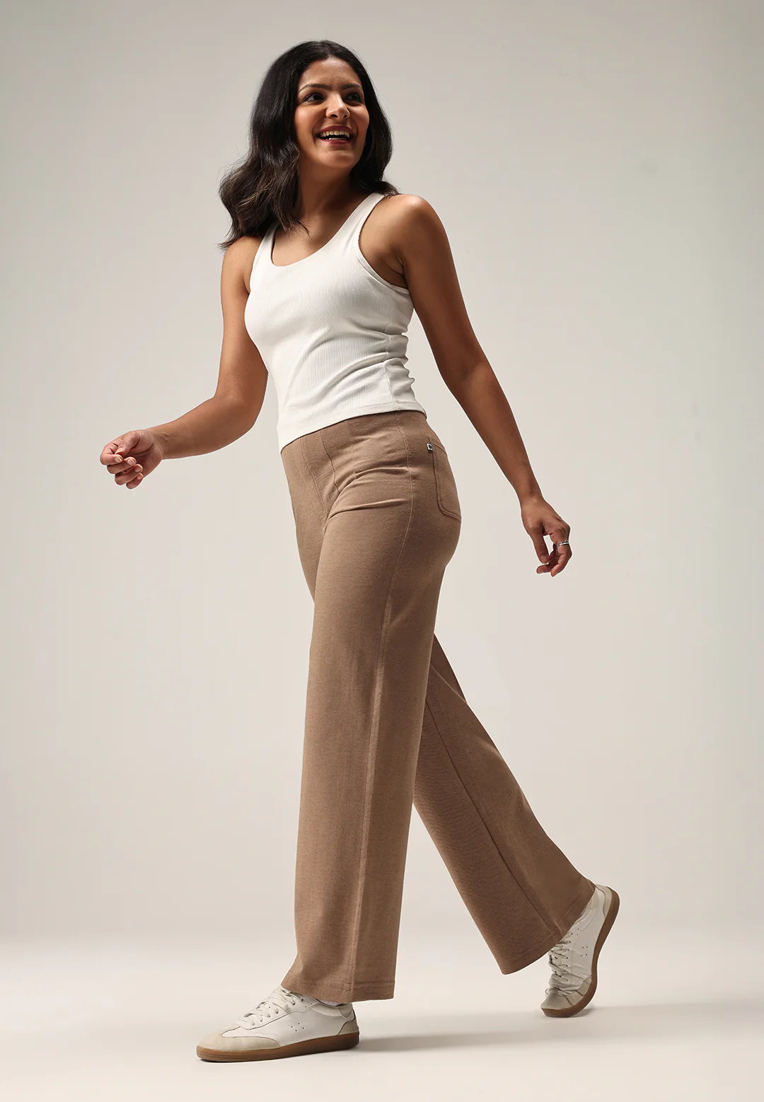 Work-To-Wine Twill Wide Dart Pants - Image 112
