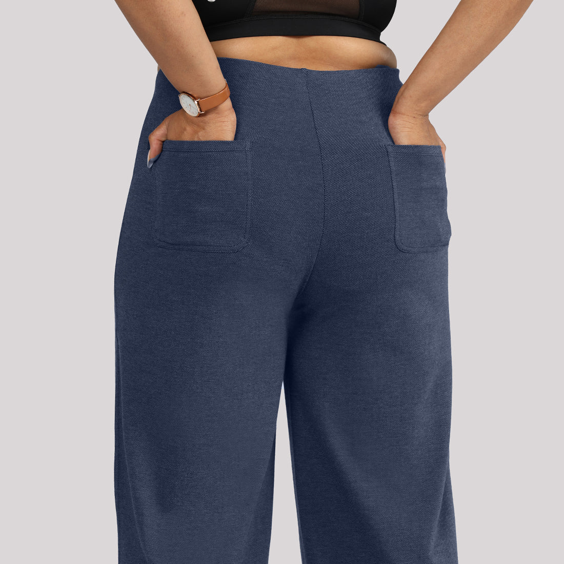 Work-To-Wine Twill Wide Dart Pants - Image 18