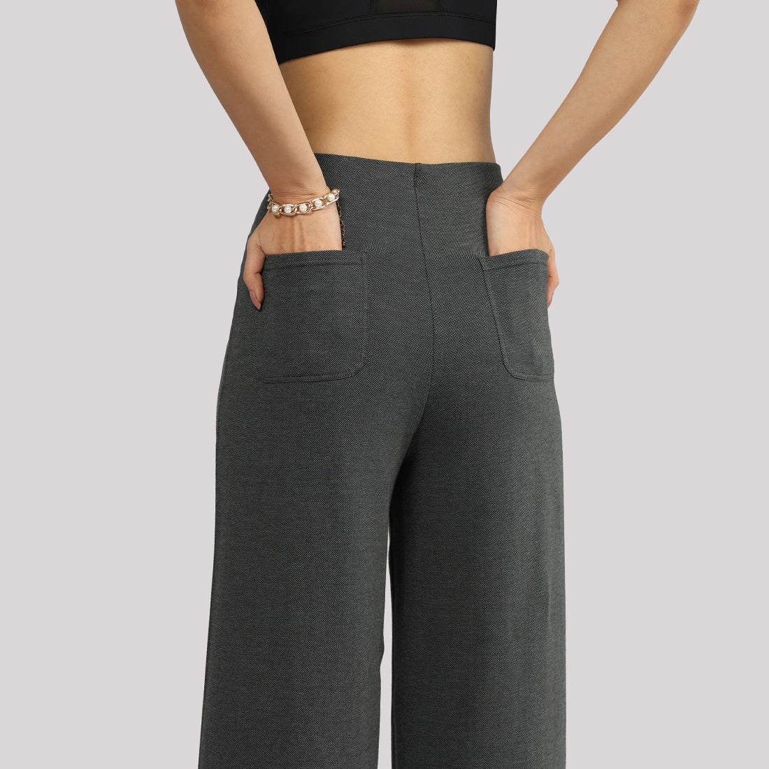 Work-To-Wine Twill Wide Dart Pants - Image 23