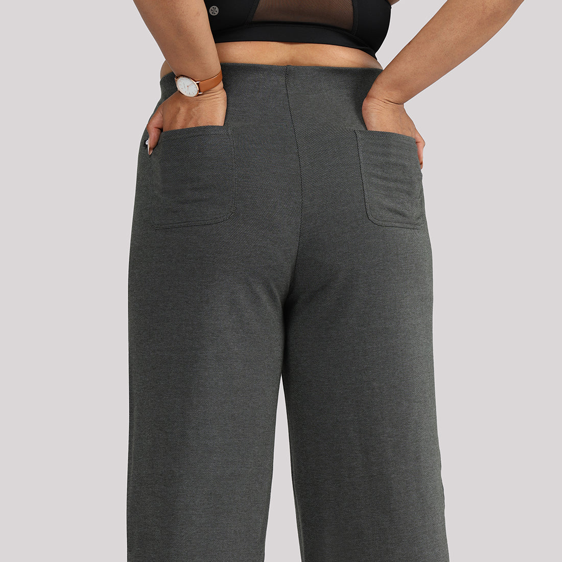 Work-To-Wine Twill Wide Dart Pants - Image 32