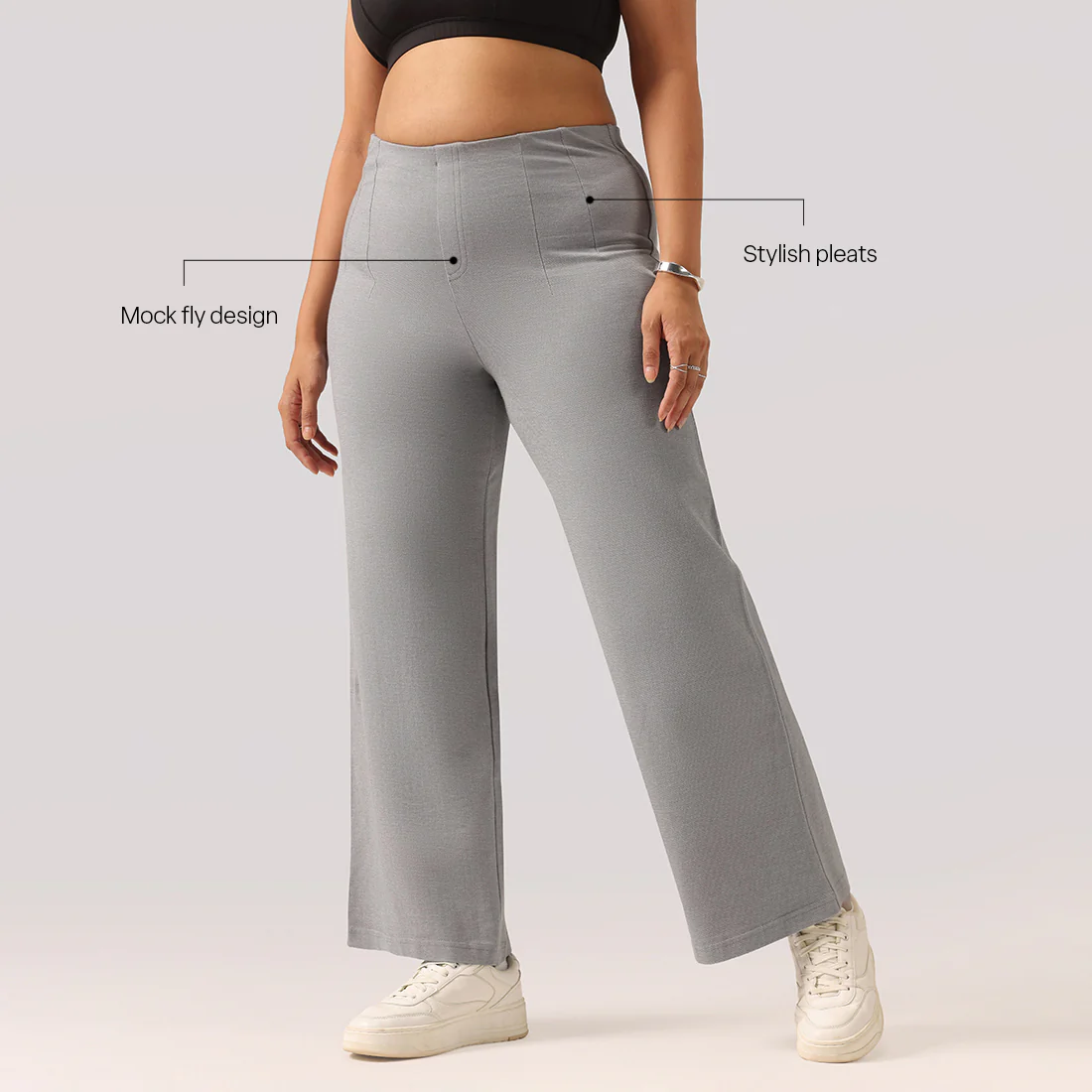 Work-To-Wine Twill Wide Dart Pants - Image 61