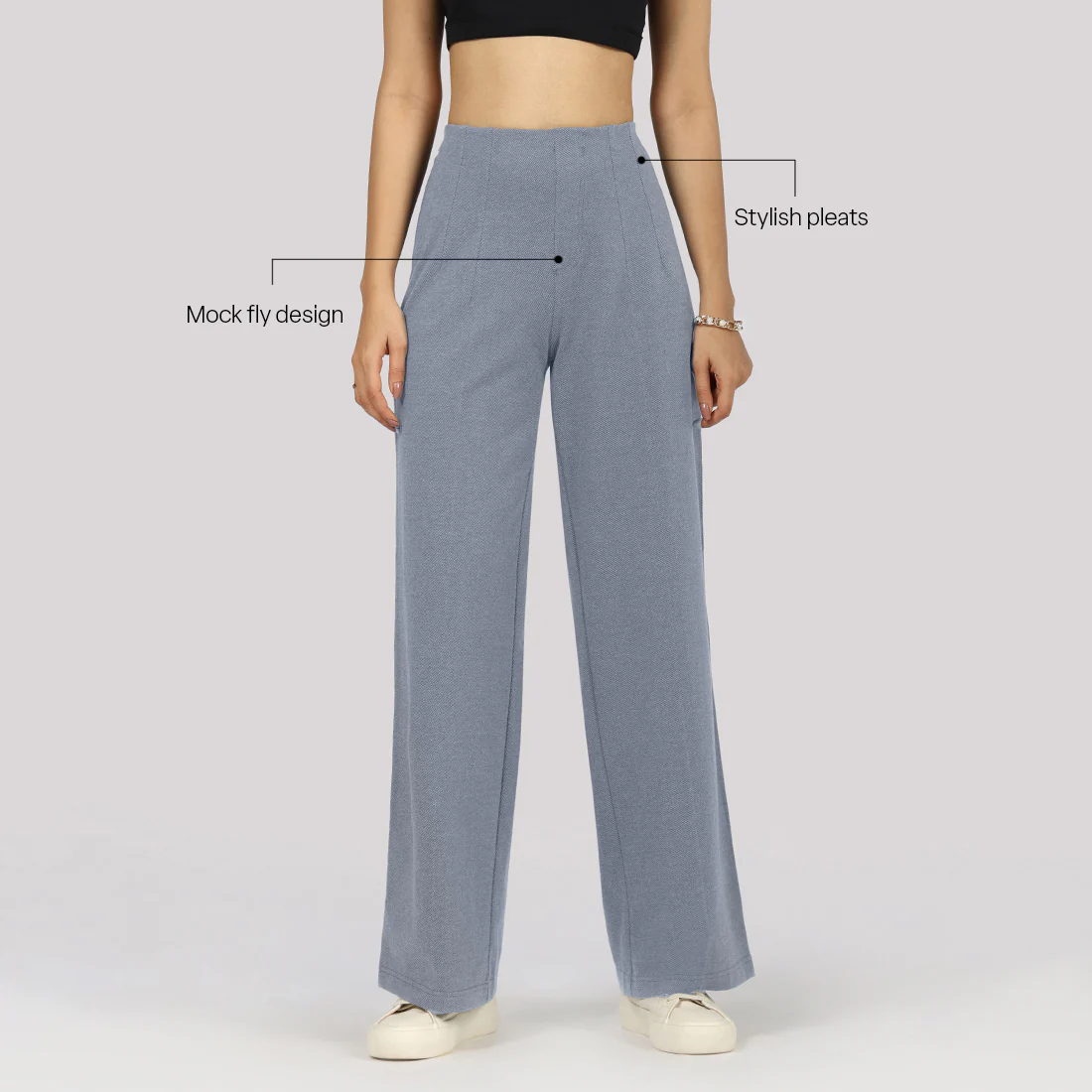 Work-To-Wine Twill Wide Dart Pants - Image 68