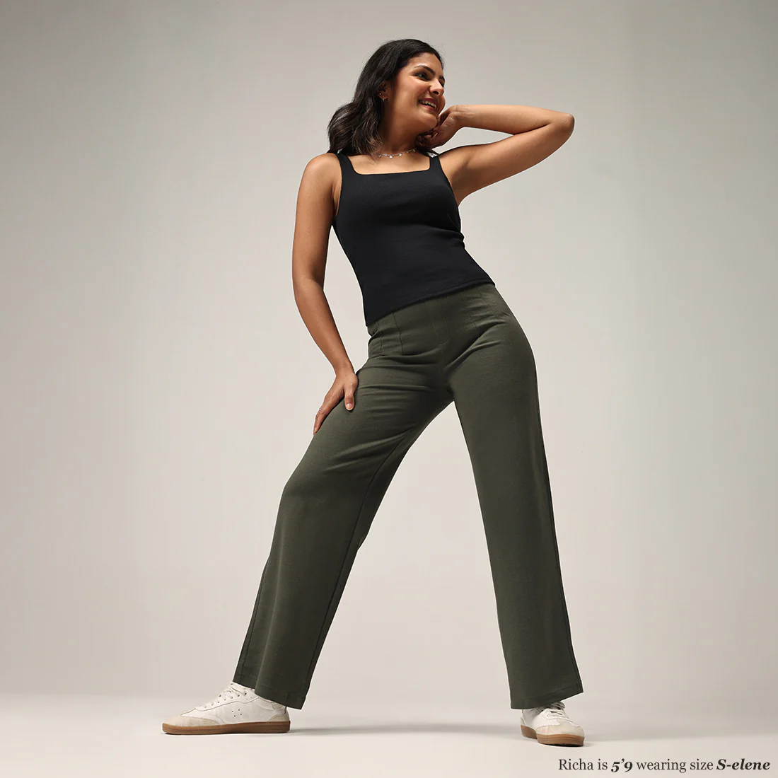 Work-To-Wine Twill Wide Dart Pants - Image 80