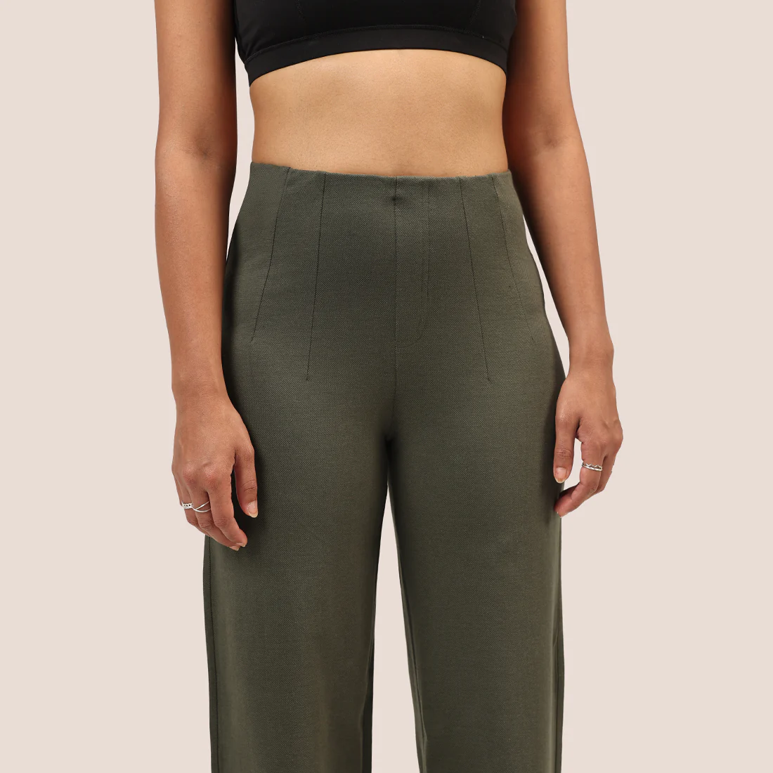 Work-To-Wine Twill Wide Dart Pants - Image 81