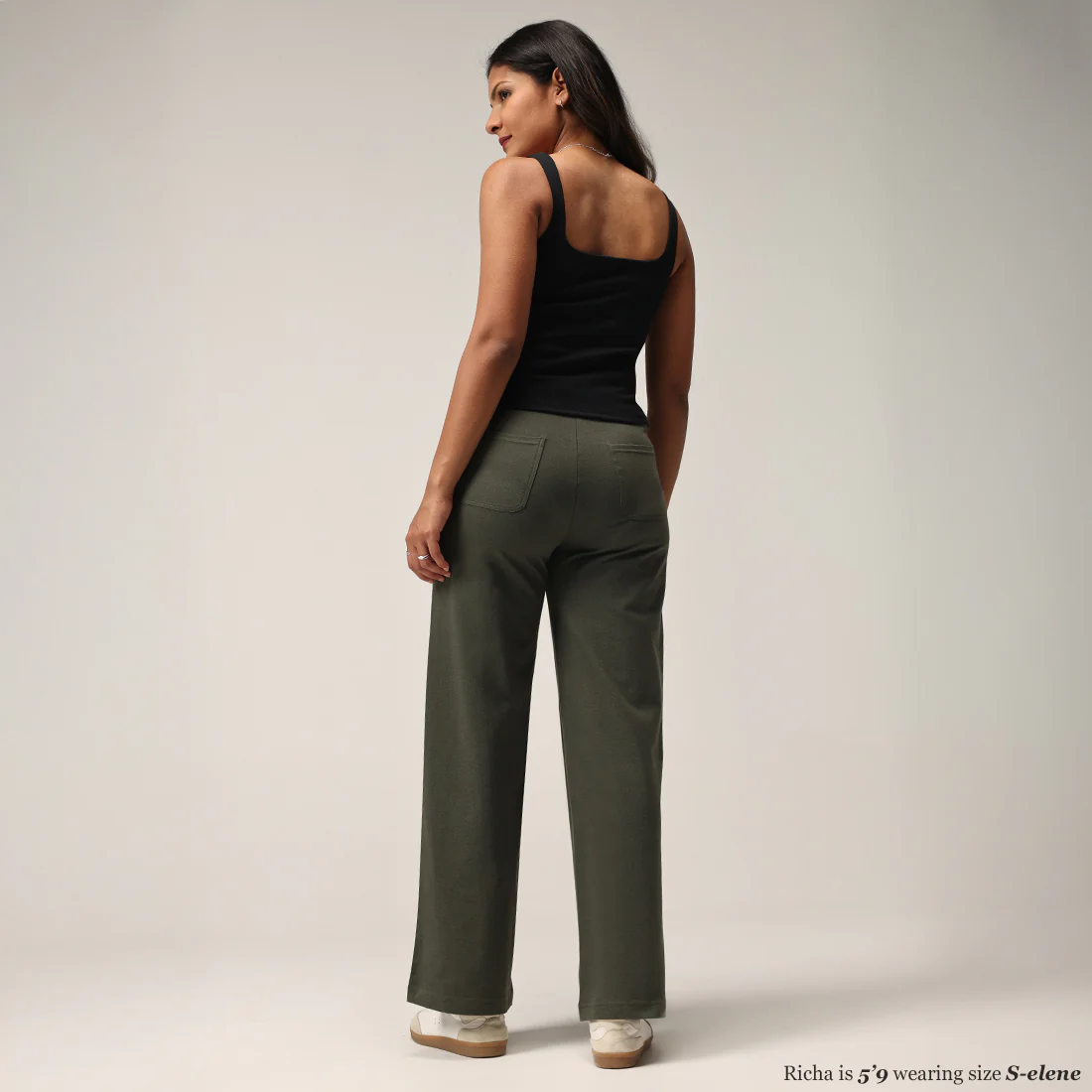 Work-To-Wine Twill Wide Dart Pants - Image 82