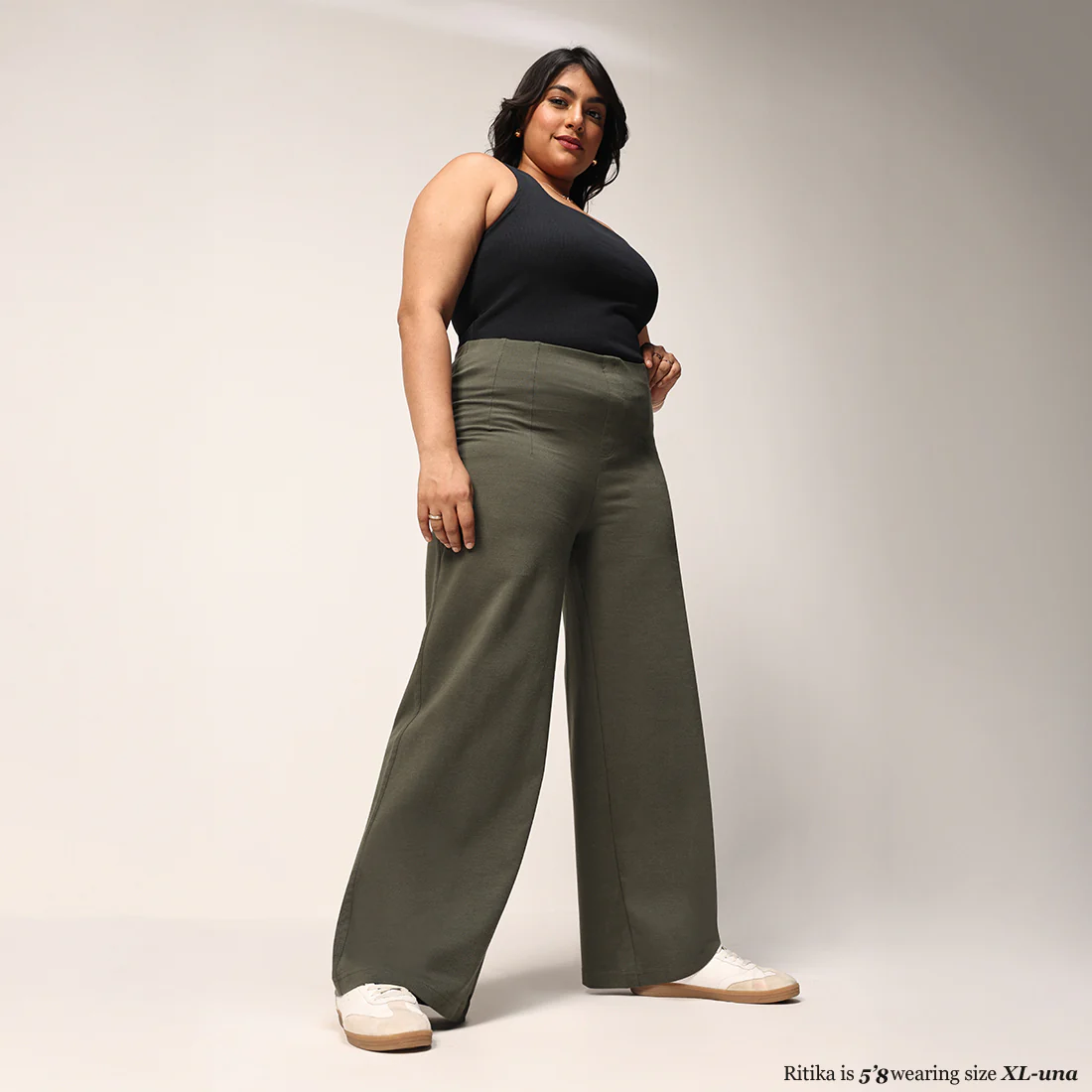Work-To-Wine Twill Wide Dart Pants - Image 86