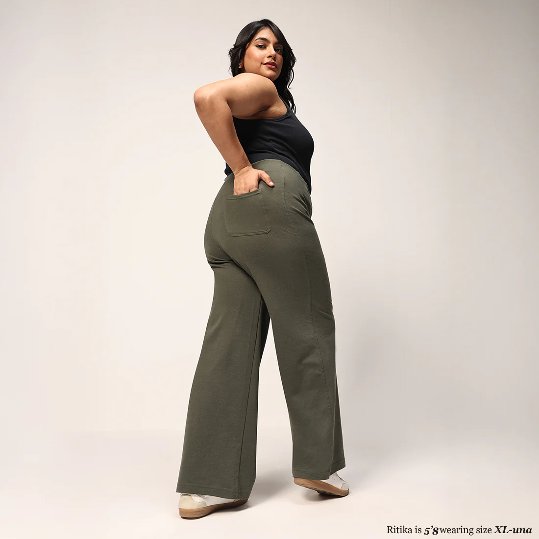 Work-To-Wine Twill Wide Dart Pants - Image 90