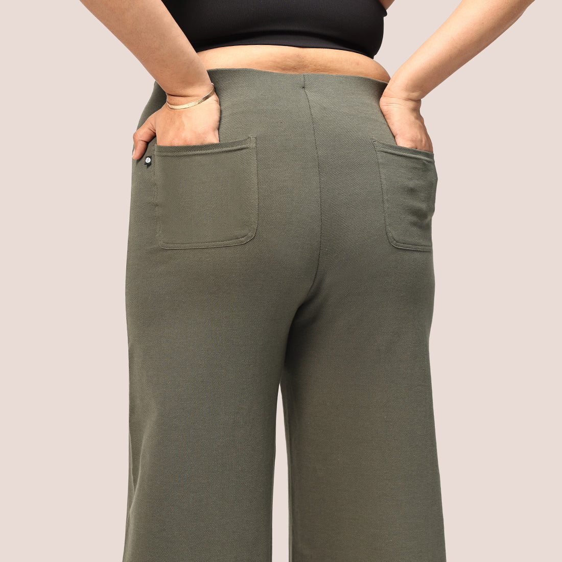 Work-To-Wine Twill Wide Dart Pants - Image 92