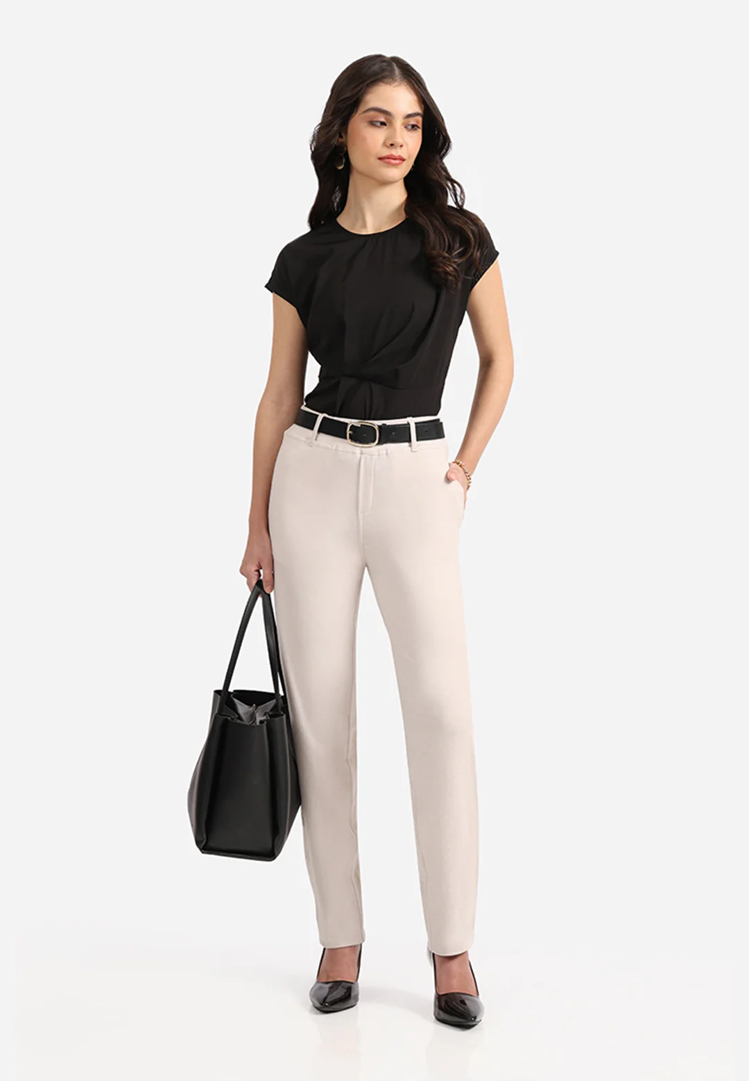 Work-To-Wine Twill Straight Pants - Image 3