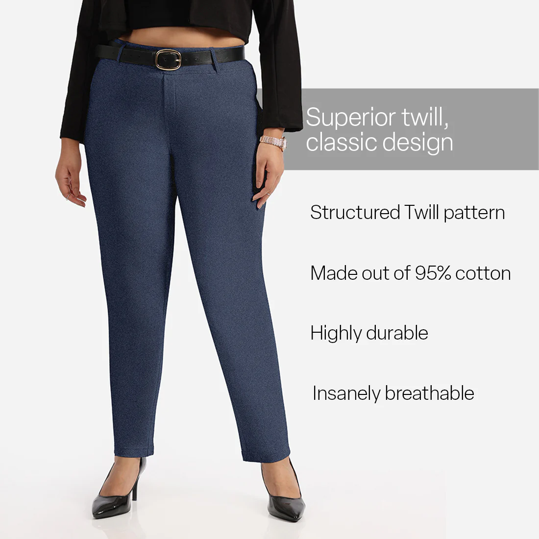 Work-To-Wine Twill Straight Pants - Image 31