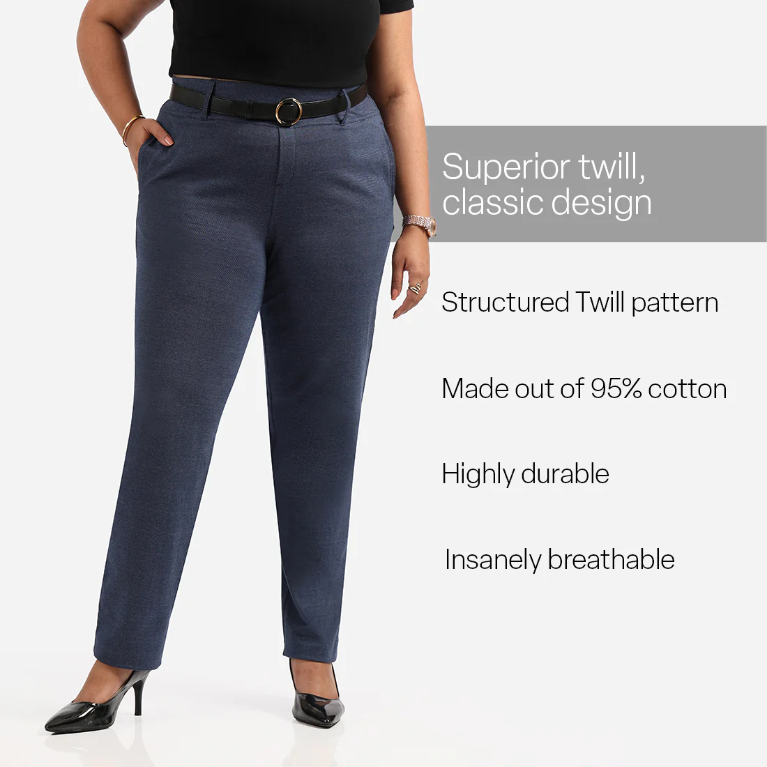 Work-To-Wine Twill Straight Pants - Image 66