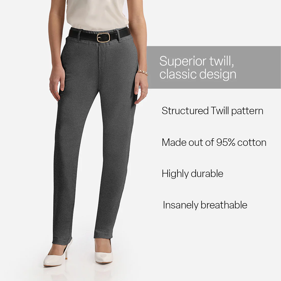 Work-To-Wine Twill Straight Pants - Image 7