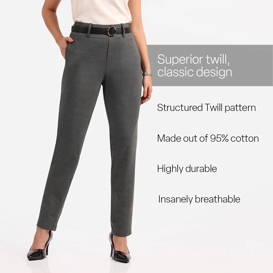 Work-To-Wine Twill Straight Pants - Image 85