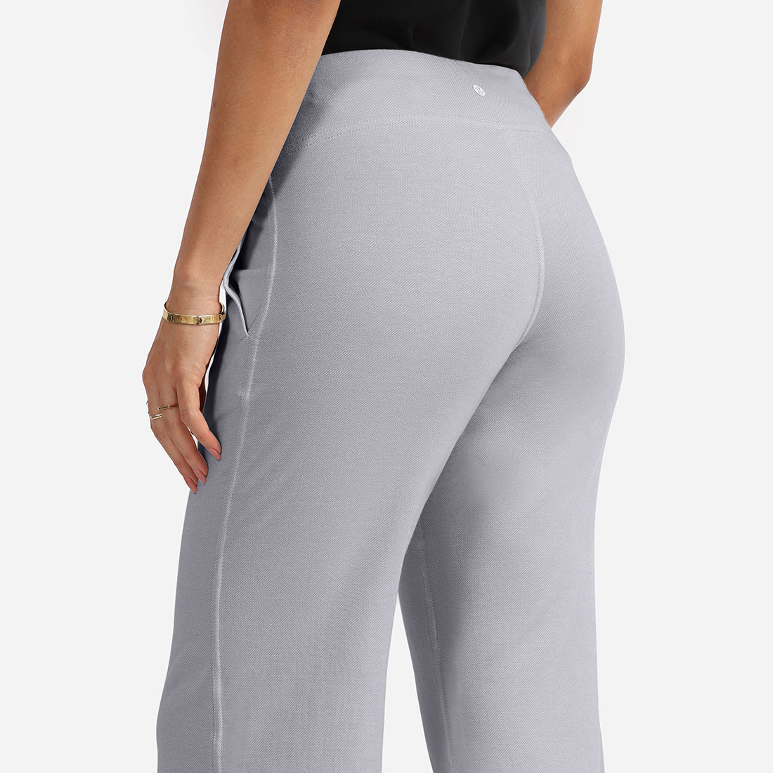 Work-To-Wine Twill Wide Leg Flare Pants - Image 100