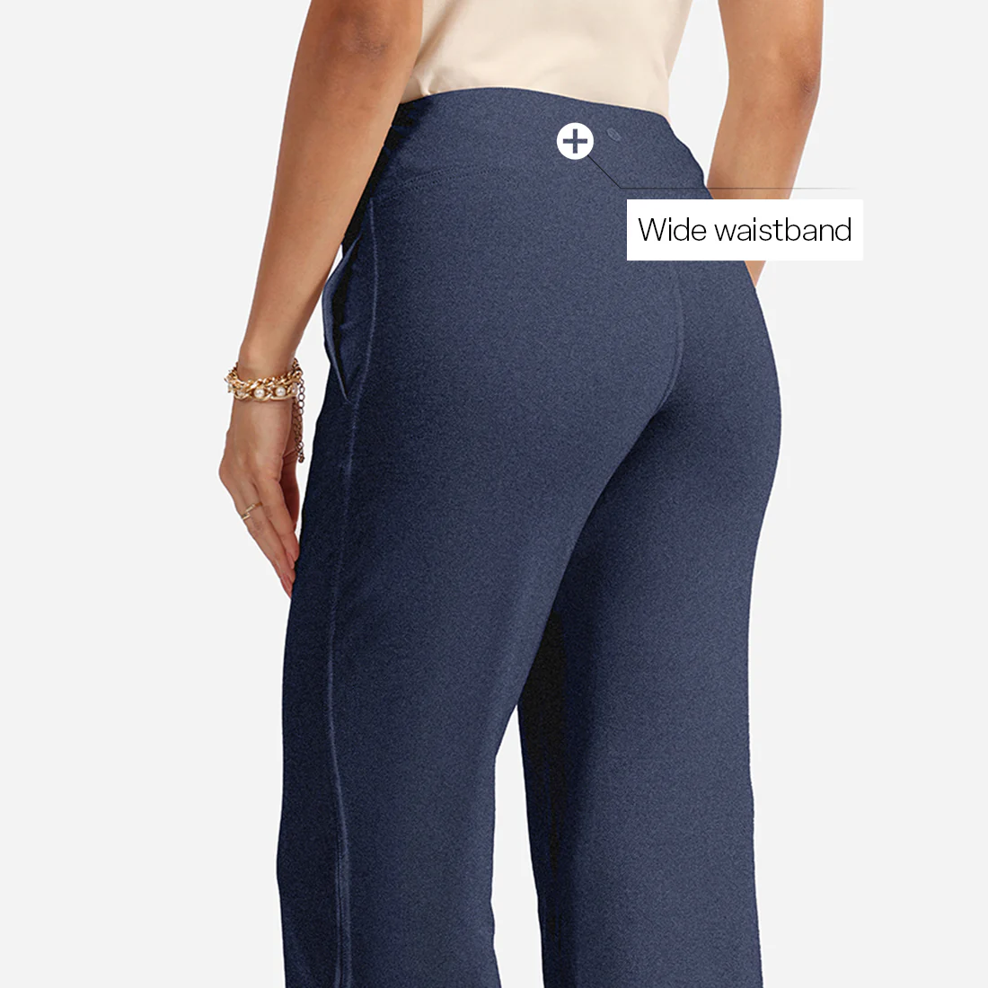 Work-To-Wine Twill Wide Leg Flare Pants - Image 21