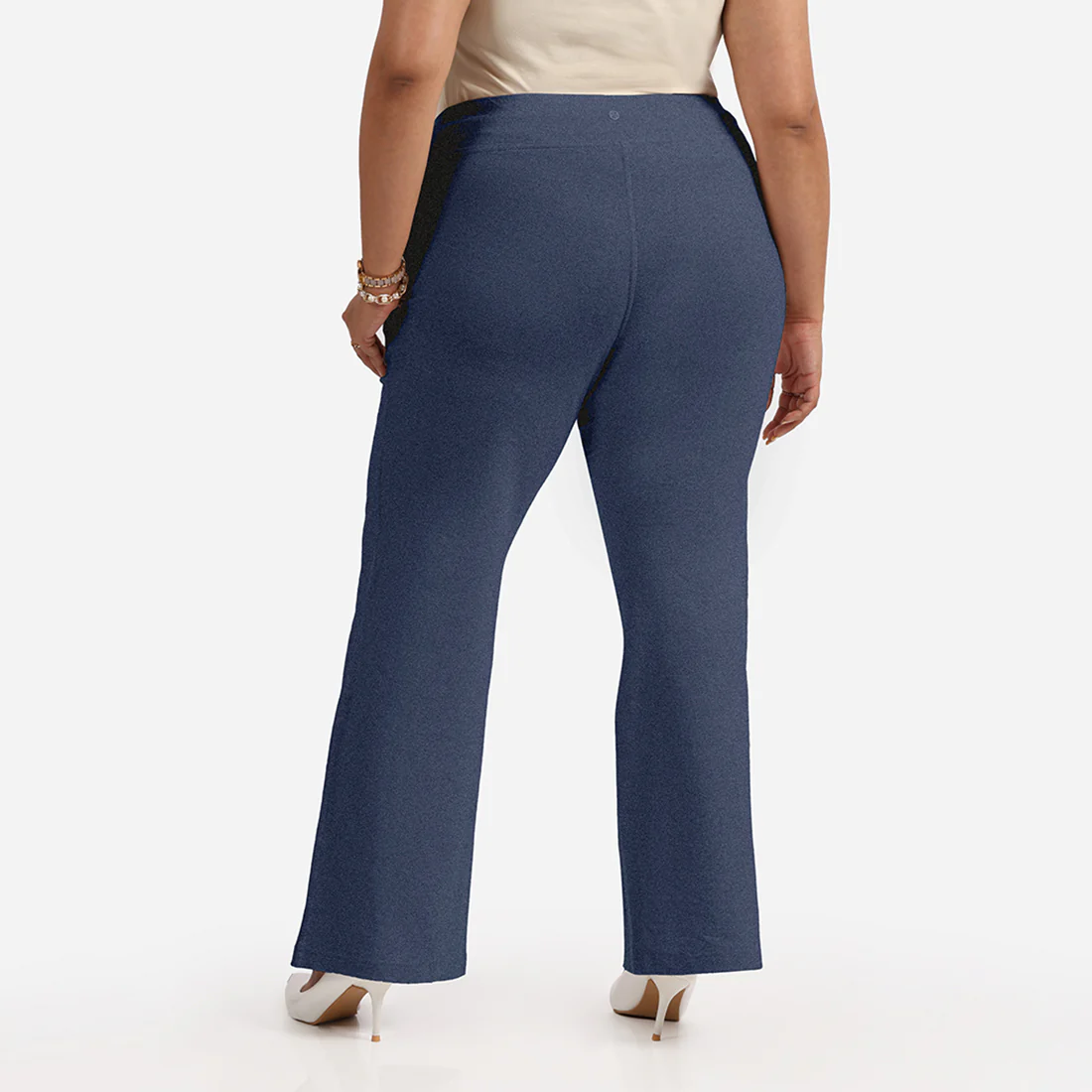 Work-To-Wine Twill Wide Leg Flare Pants - Image 28