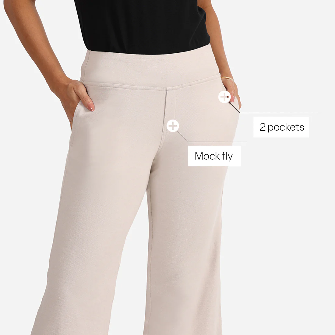 Work-To-Wine Twill Wide Leg Flare Pants - Image 33