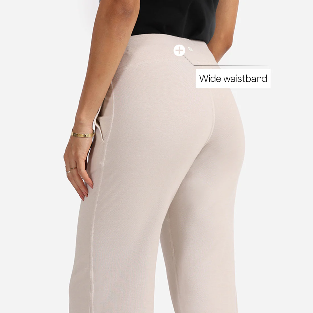 Work-To-Wine Twill Wide Leg Flare Pants - Image 37