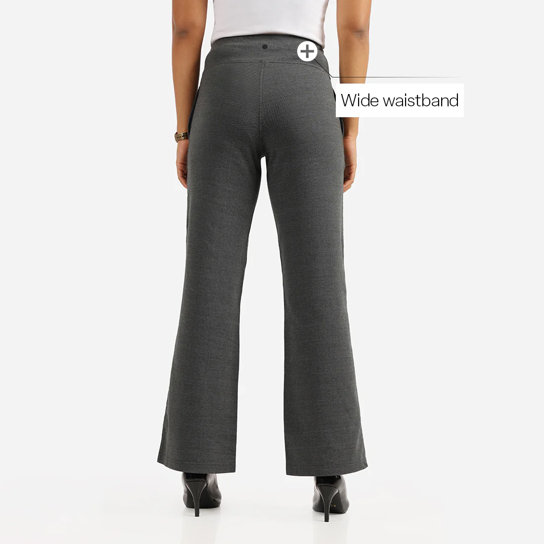 Work-To-Wine Twill Wide Leg Flare Pants - Image 47