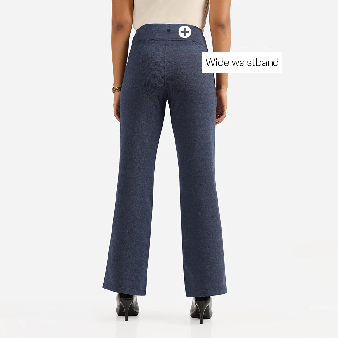 Work-To-Wine Twill Wide Leg Flare Pants - Image 62
