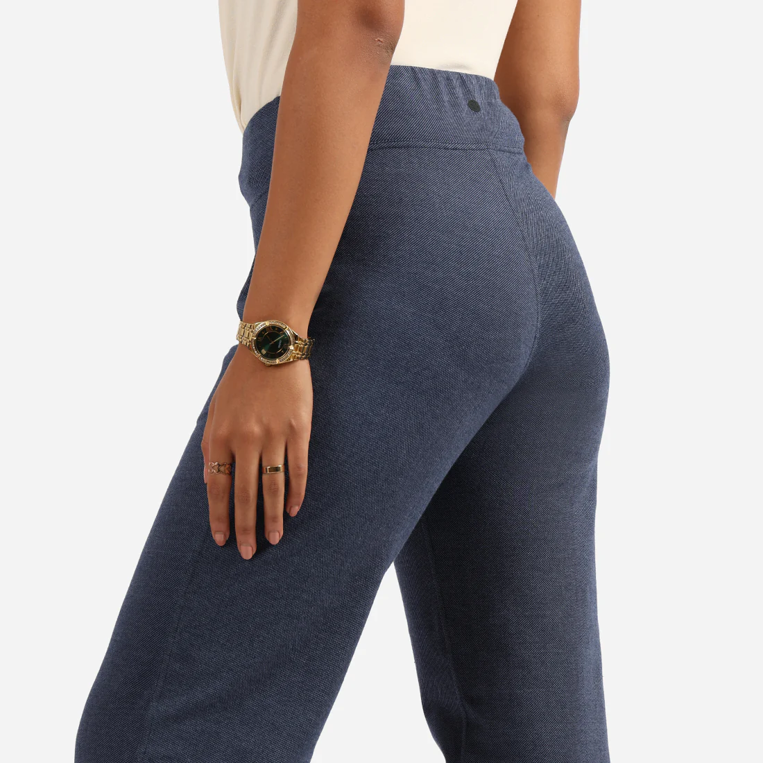 Work-To-Wine Twill Wide Leg Flare Pants - Image 65
