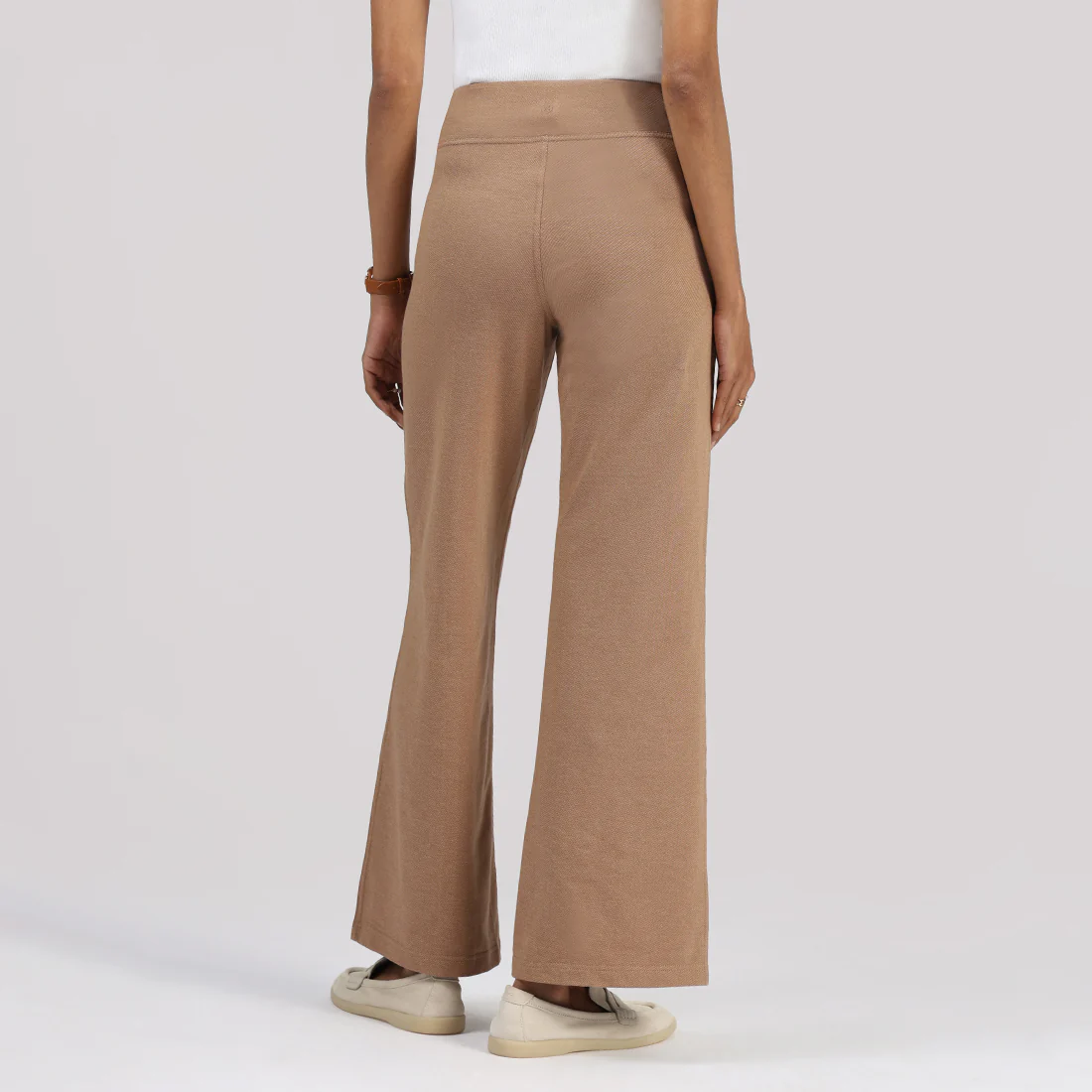 Work-To-Wine Twill Wide Leg Flare Pants - Image 79