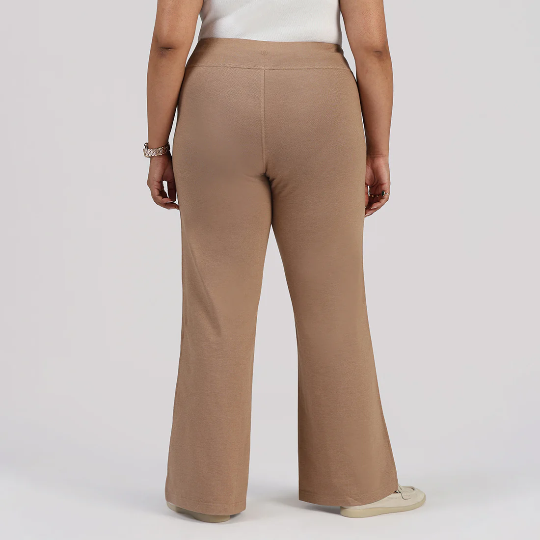 Work-To-Wine Twill Wide Leg Flare Pants - Image 84