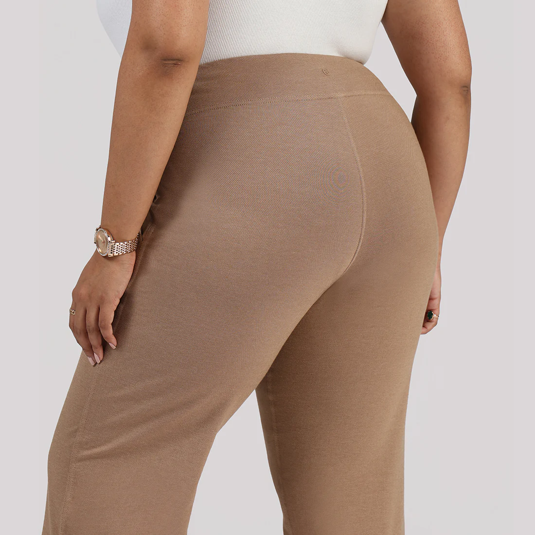 Work-To-Wine Twill Wide Leg Flare Pants - Image 85
