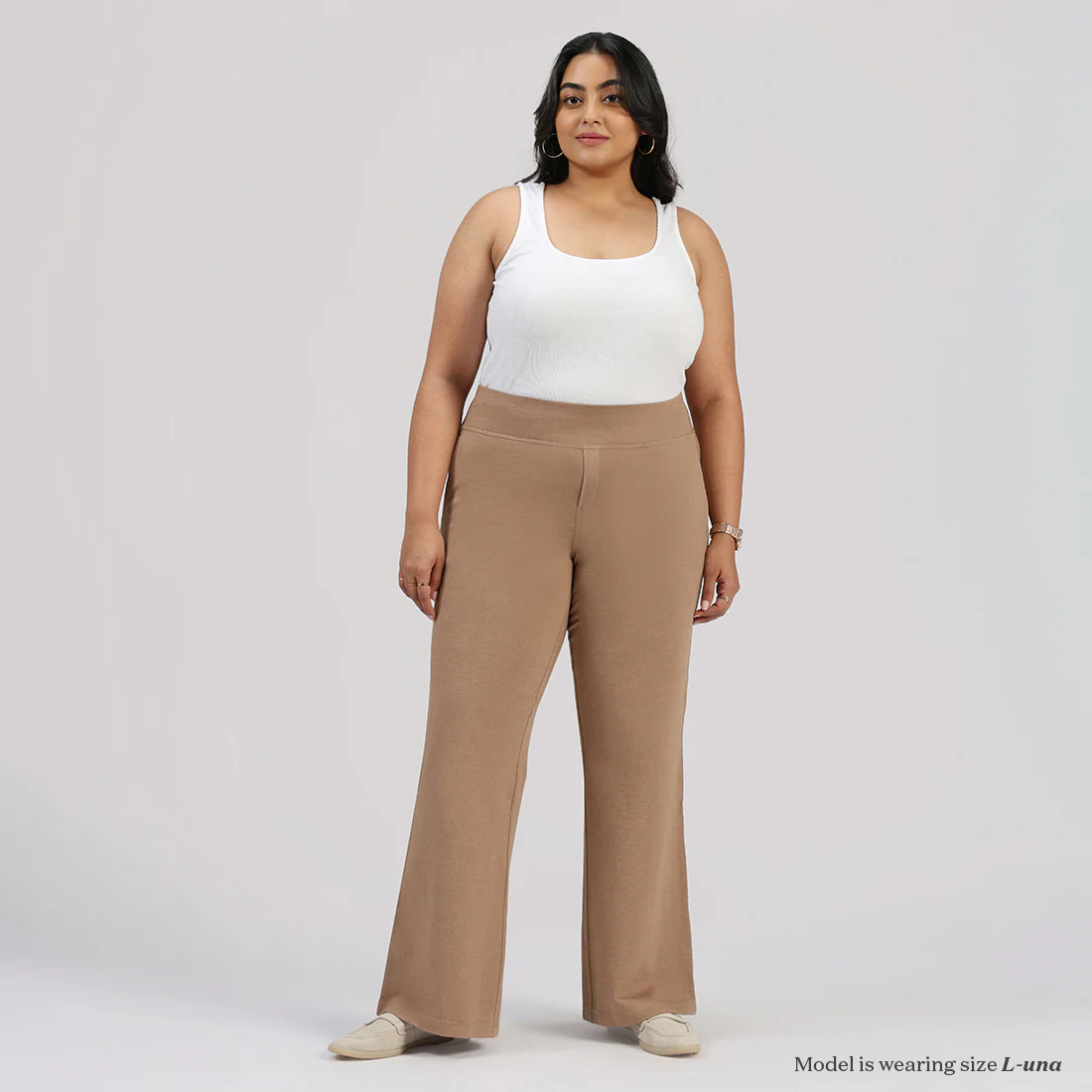 Work-To-Wine Twill Wide Leg Flare Pants - Image 88