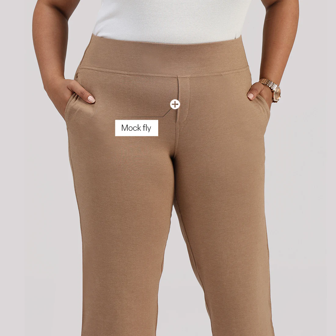 Work-To-Wine Twill Wide Leg Flare Pants - Image 89